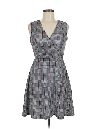 Pre-owned Planet Gold Casual Dress In Gray