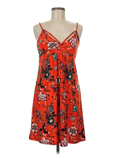 Pre-owned Planet Gold Casual Dress In Orange