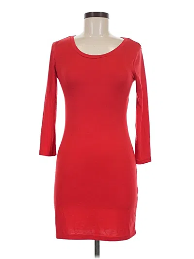 Pre-owned Planet Gold Casual Dress In Red