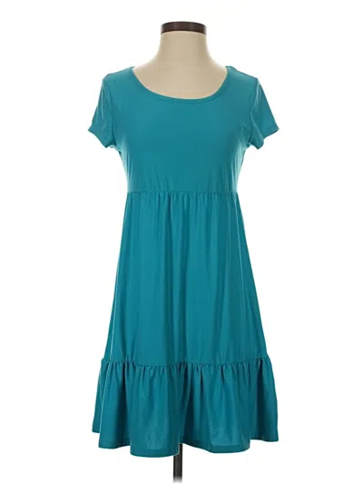 Pre-owned Planet Gold Casual Dress In Teal