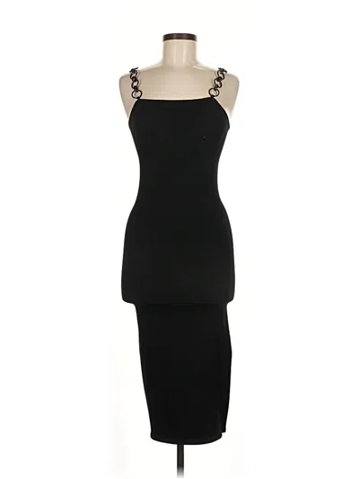 Pre-owned Planet Gold Cocktail Dress In Black