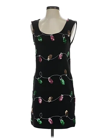 Pre-owned Planet Gold Cocktail Dress In Black