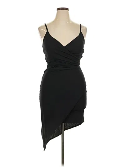 Planet Gold Cocktail Dress In Black