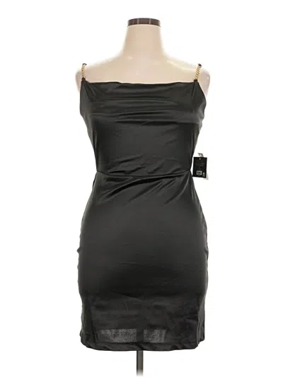 Planet Gold Cocktail Dress In Black