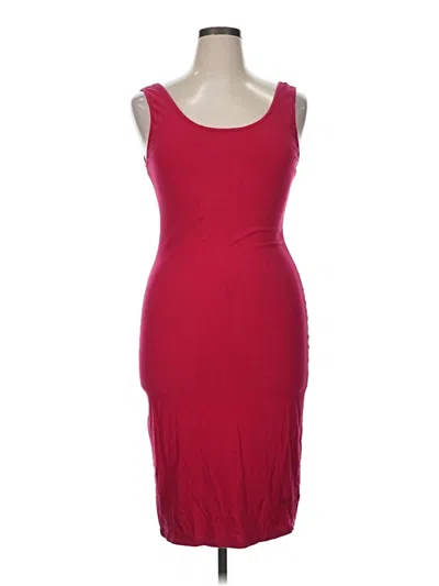 Pre-owned Planet Gold Cocktail Dress In Burgundy