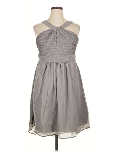 Pre-owned Planet Gold Cocktail Dress In Gray