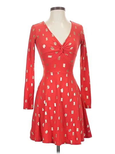 Pre-owned Planet Gold Cocktail Dress In Red