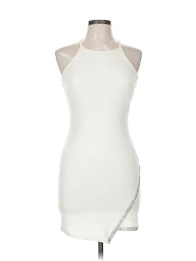 Pre-owned Planet Gold Cocktail Dress In White