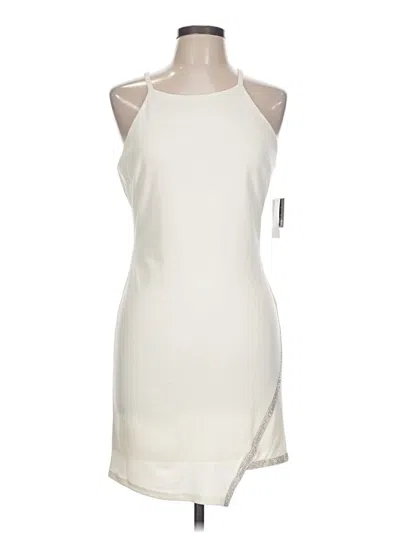 Pre-owned Planet Gold Cocktail Dress In White