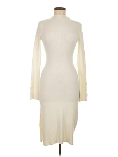 Pre-owned Planet Gold Cocktail Dress In White