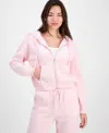 Planet Gold Juniors' All-star 1990 Zip-up Hoodie In Pink
