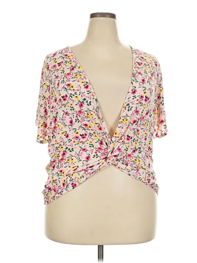 Pre-owned Planet Gold Kimono In Pink