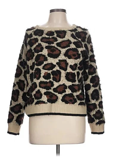 Pre-owned Planet Gold Pullover Sweater In Brown