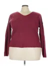 Planet Gold Pullover Sweater In Burgundy