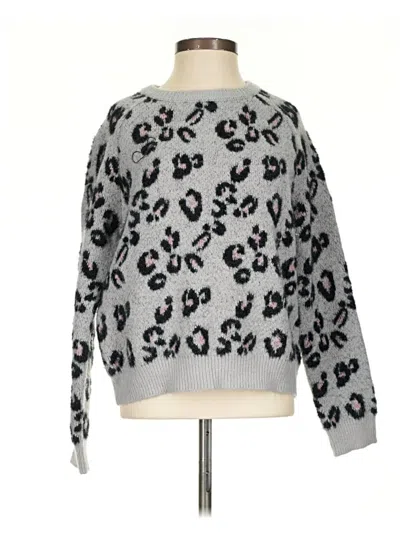 Pre-owned Planet Gold Pullover Sweater In Gray
