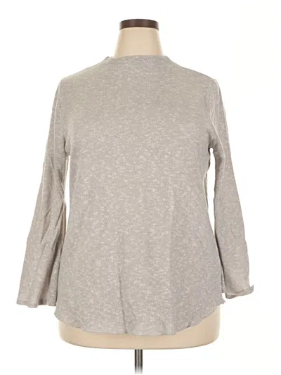 Pre-owned Planet Gold Pullover Sweater In Gray