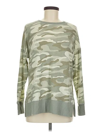 Pre-owned Planet Gold Pullover Sweater In Green