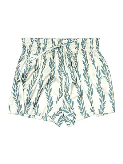 Planet Gold Shorts In Blue