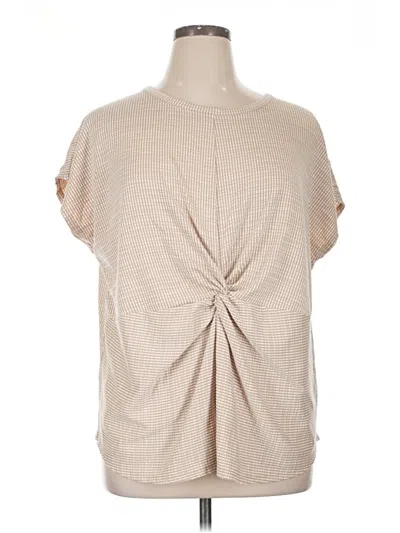 Pre-owned Planet Gold Sleeveless T-shirt In Tan