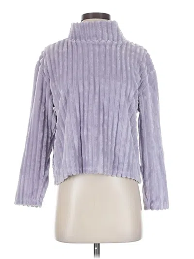 Pre-owned Planet Gold Turtleneck Sweater In Purple