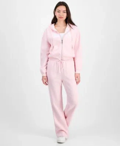 Planet Heart Juniors Novelty Fleece Hoodie Novelty Flare Fleece Sweatpants