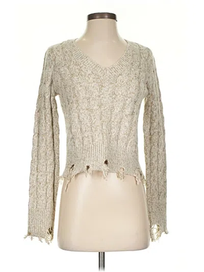Pre-owned Planet Heart Pullover Sweater In Ivory
