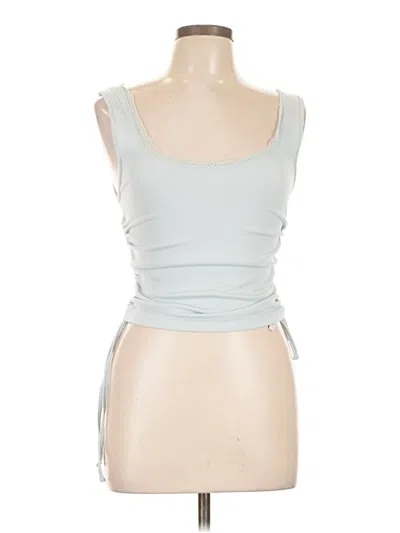 Pre-owned Planet Heart Sleeveless Top Blue Sweetheart Neckline Tops