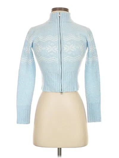 Planet Heart Turtleneck Sweater In Blue