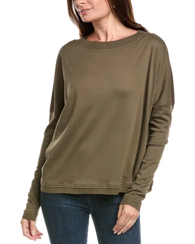 Planet Off-the-shoulder T-shirt In Green