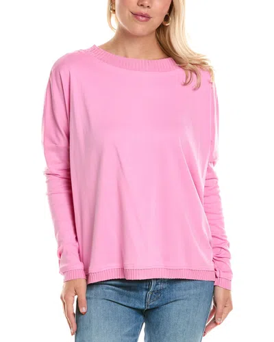 Planet Off-the-shoulder T-shirt In Pink