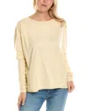 Planet Off-the-shoulder T-shirt In Yellow
