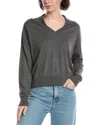 Planet Preppy Collared Sweater In Gray