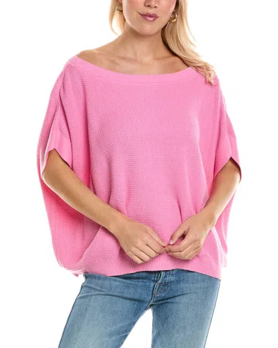 Planet Waffle T-shirt In Pink