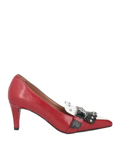 Planisphēre Woman Pumps Red Size 8 Leather
