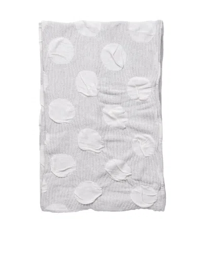 Plantation Cotton Stretch Scarf - Grey In Gray