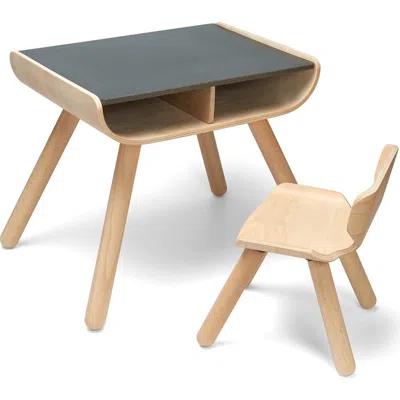 Plantoys ® Chalkboard Table & Chair In Brown