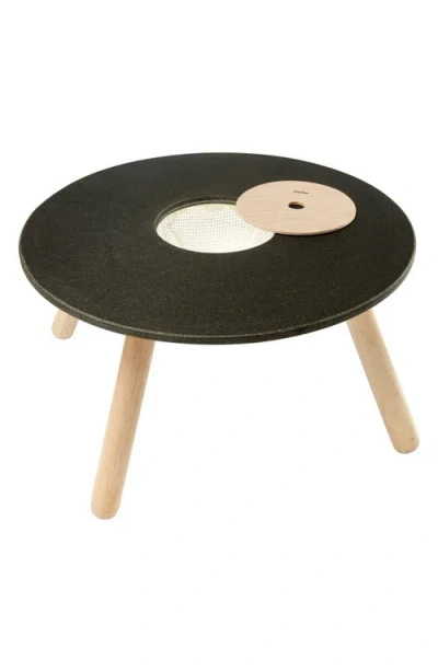 Plantoys ® Round Chalkboard Table In Brown