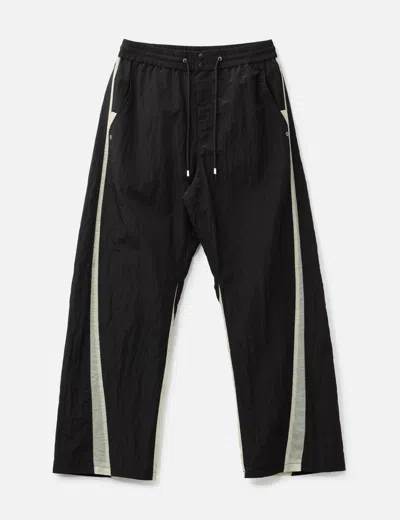 Plateau Studio Curvy Nylon Pants In Black