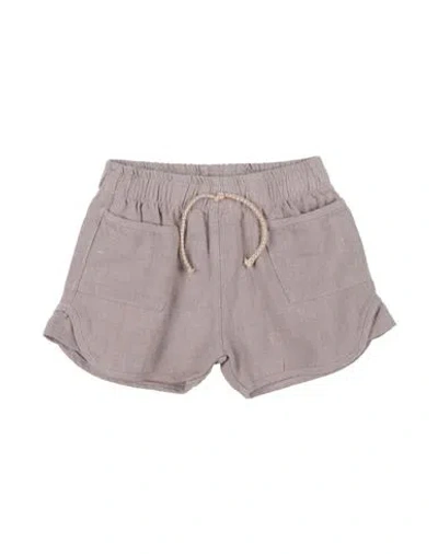Play Up Babies'  Newborn Boy Shorts & Bermuda Shorts Dove Grey Size 3 Linen In Gray