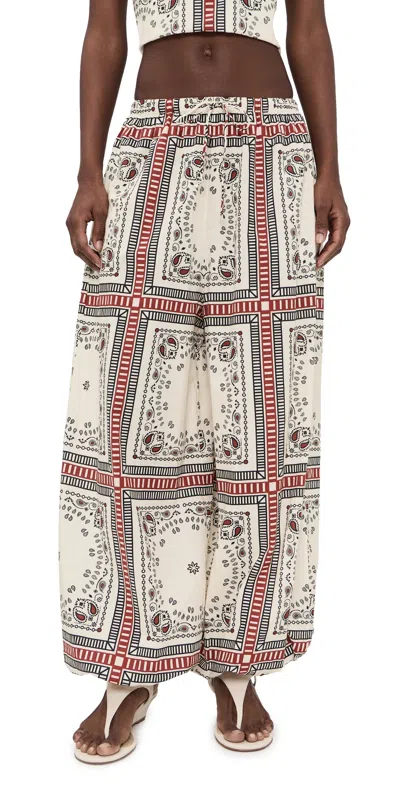 Playa Lucila Bandana Balloon Pants Bandana In Multi