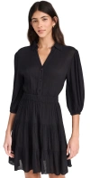 Playa Lucila Collared Dress Black In Black