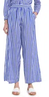 Playa Lucila Coverup Pant Navy/white Stripe In Navy/white Stripe