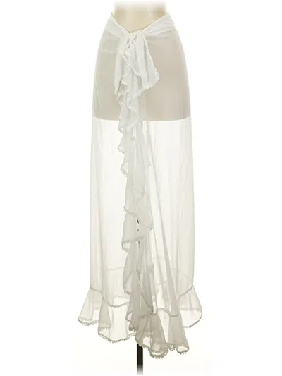 Pre-owned Playa Lucila Formal Skirt In Ivory