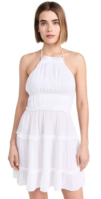 Playa Lucila Halter Mini Dress White