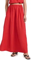 Playa Lucila Maxi Skirt Red In Red