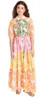 Playa Lucila Prmul 1272 Dress In Orange/pink Multi