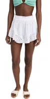 Playa Lucila Ruffle Shorts In White