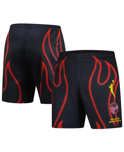 Playa Society Men's And Women's Black Indiana Fever Athletic Shorts