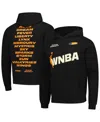 Playa Society Men's And Women's Black Wnba Team Pullover Hoodie In Black