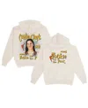 Playa Society Men's And Women's Caitlin Clark Cream Indiana Fever 2024 Wnba Rookie Of The Year Pullover Hoodie In Cream